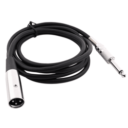 xlr to ts microphone audio cable shielded mono connector cord