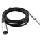 XLR To TS Microphone Audio Cable Shielded Mono Connector Cord 0