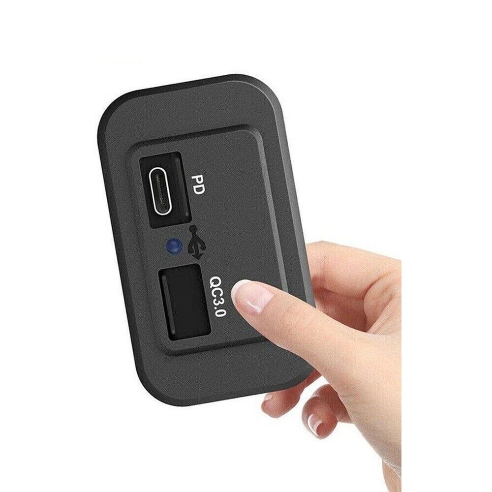 USB C Car Charger Socket USB Outlet With PD For Car Boat RV Truck 0