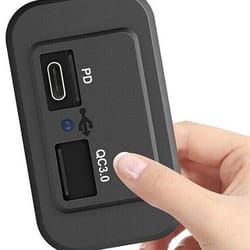 usb c car charger socket usb outlet with pd for car boat rv truck