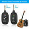 UHF Wireless Guitar System Rechargeable Transmitter Receiver For Electric Guitar And Bass 4