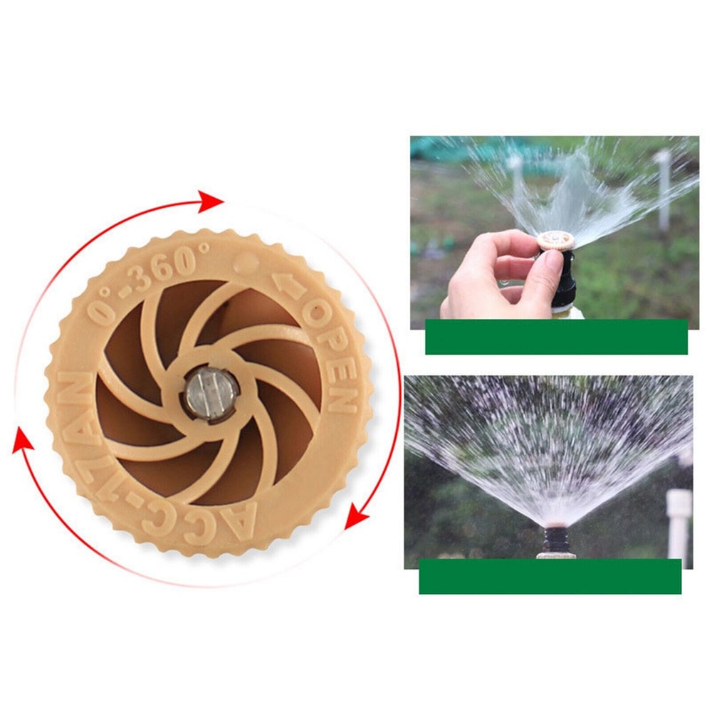 Degree Lawn Sprinkler Adjustable Rotating Garden Irrigation Sprinkler For Yard And Patio 5