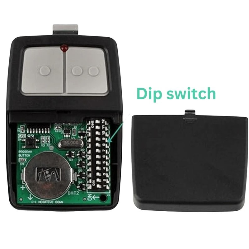 Universal Garage Door Opener Remote For Clicker KLIK1U Dip Switch 6