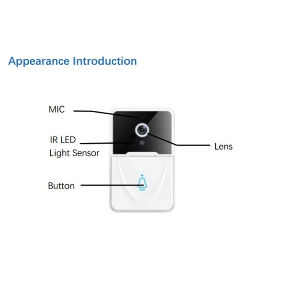 Rechargeable WiFi Doorbell Camera With Chime Waterproof Video Doorbell For Home Security 10
