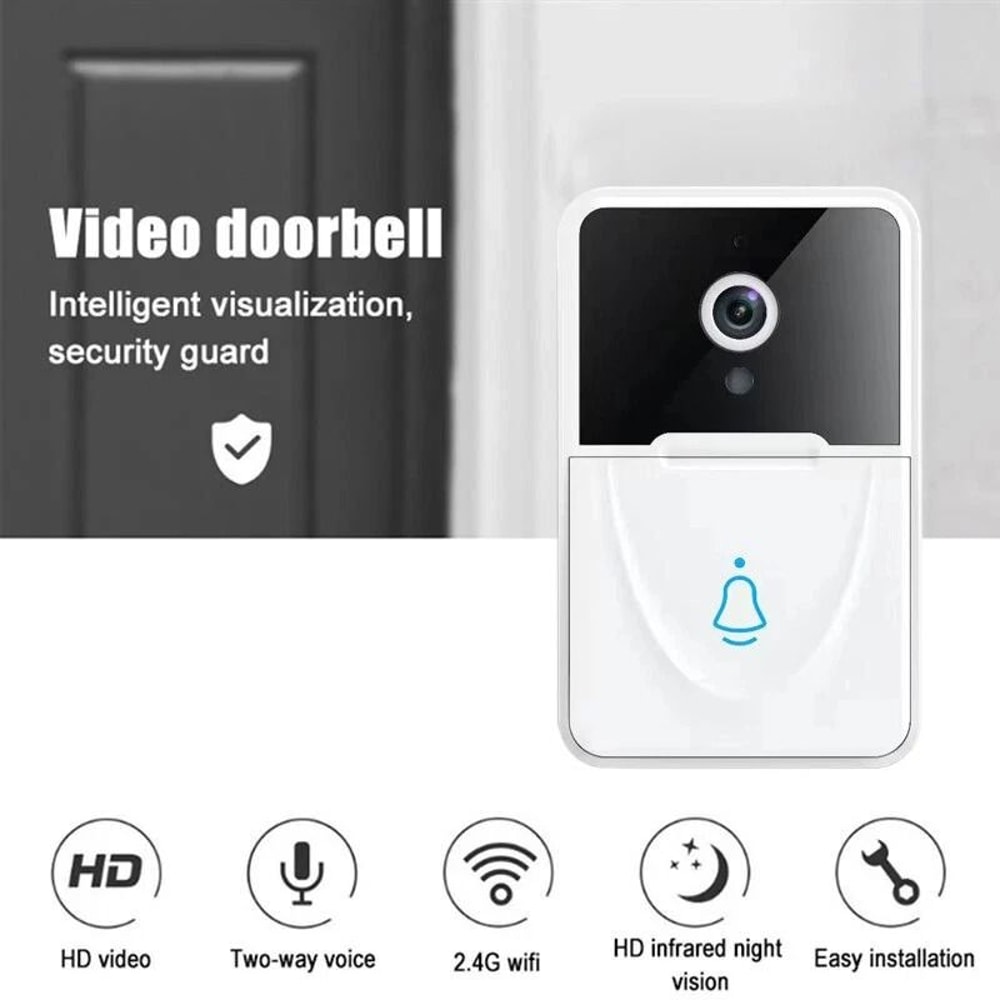Rechargeable WiFi Doorbell Camera With Chime Waterproof Video Doorbell For Home Security 6