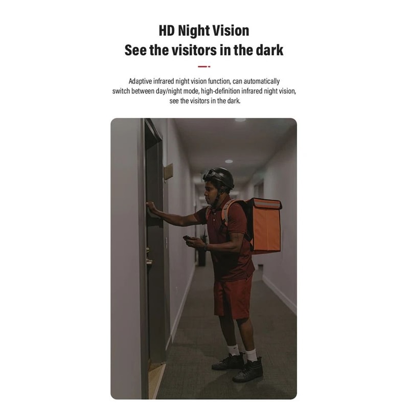 Rechargeable WiFi Doorbell Camera With Chime Waterproof Video Doorbell For Home Security 9