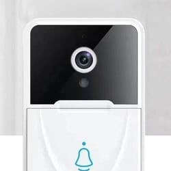 rechargeable wifi doorbell camera with chime, waterproof video doorbell for home security