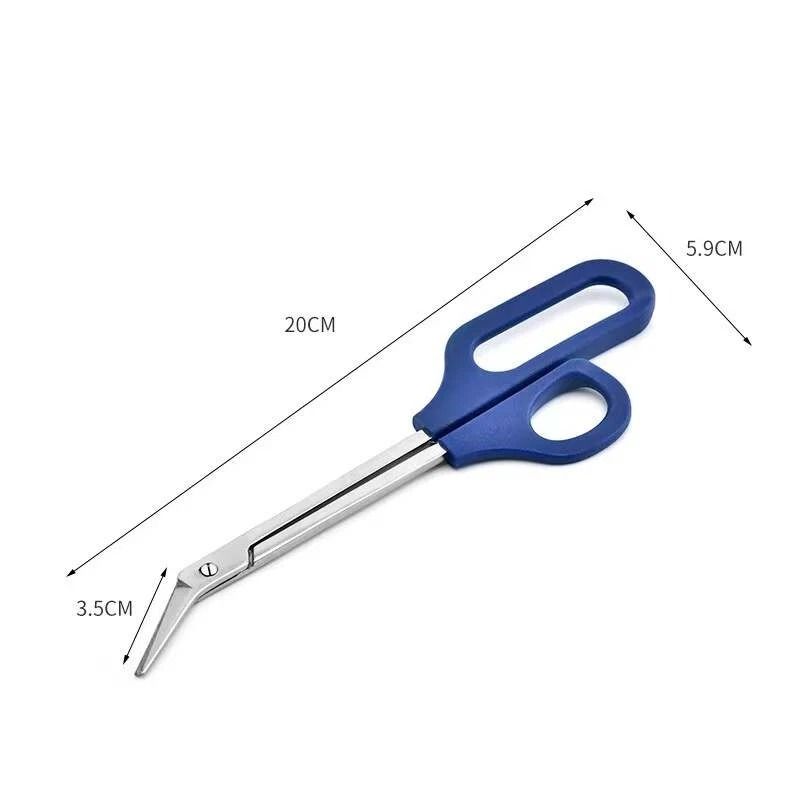 Long Handled Toenail Scissors For Seniors Easy Grip Curved Nail Clippers 1