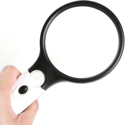 lighted magnifying glass handheld magnifier jewelry loupe