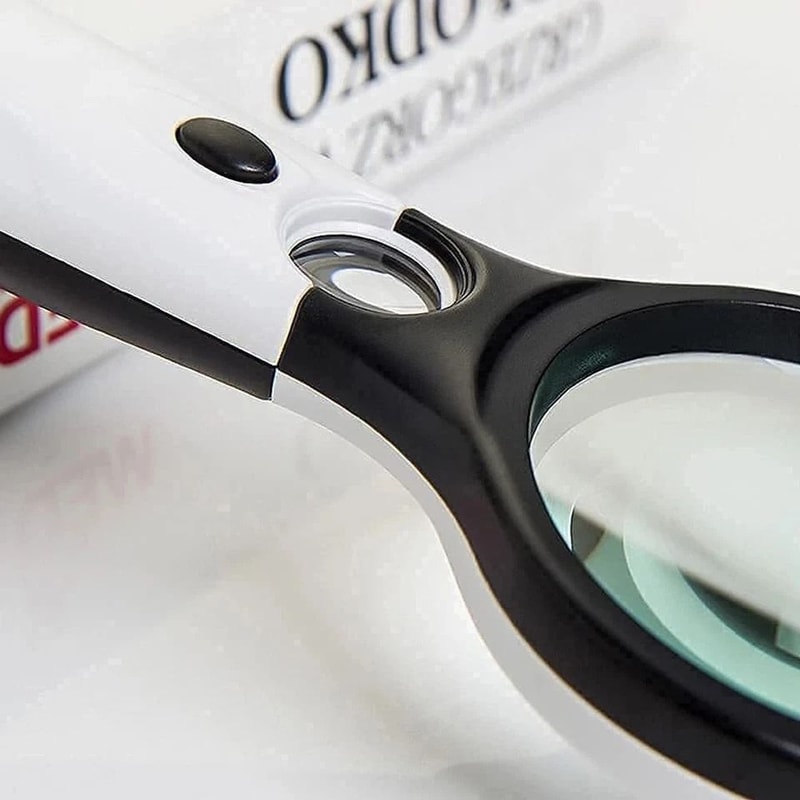Lighted Magnifying Glass Handheld Magnifier Jewelry Loupe 6