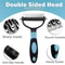 DoubleSided Dog Brush For Shedding And Dematting Undercoat Rake For Dogs And Cats 6