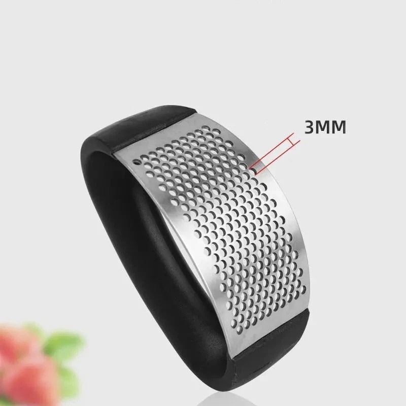 Stainless Steel Garlic Press Rocker Easy Clean Manual Garlic Crusher 3