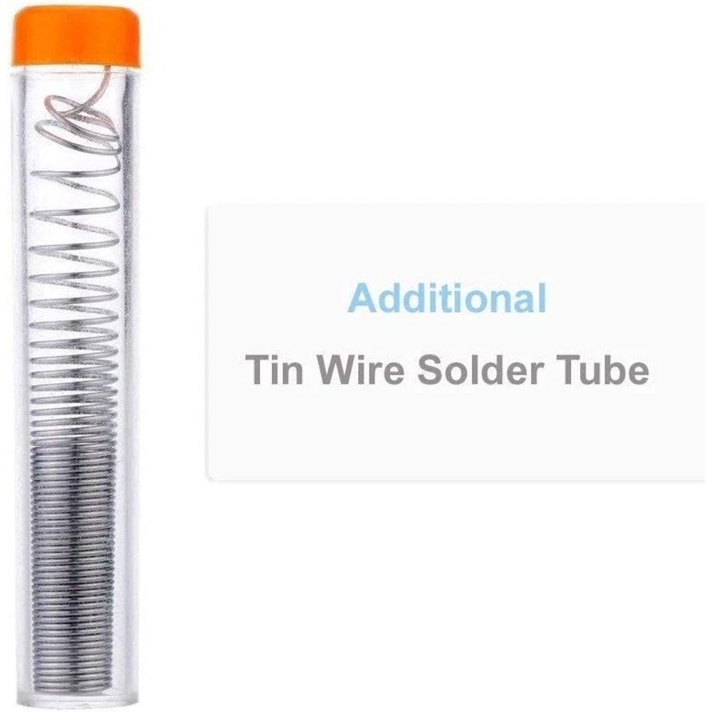 Soldering Iron Kit Adjustable Temperature Electronics Repair Tool With Tips And Solder Wire 4