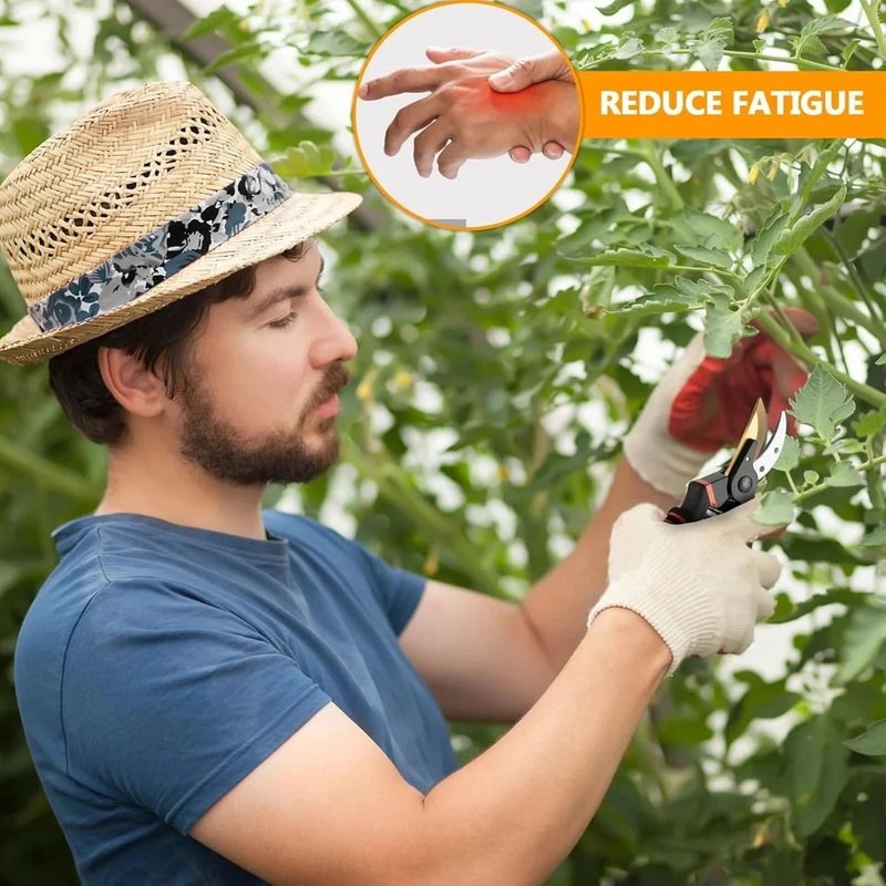 Steel Pruning Shears Heavy Duty Garden Branch Trimmer 1