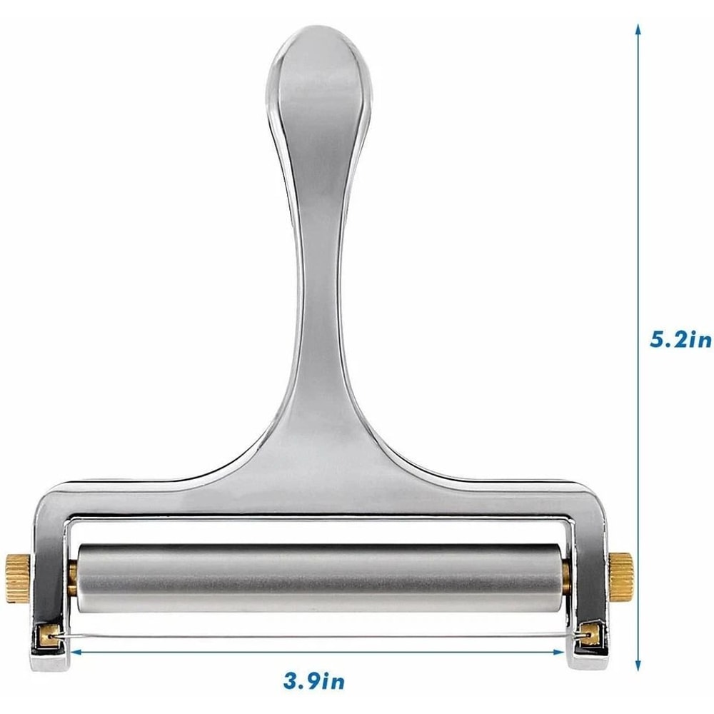 Adjustable Stainless Steel Wire Cheese Slicer For Even Effortless Slices 3