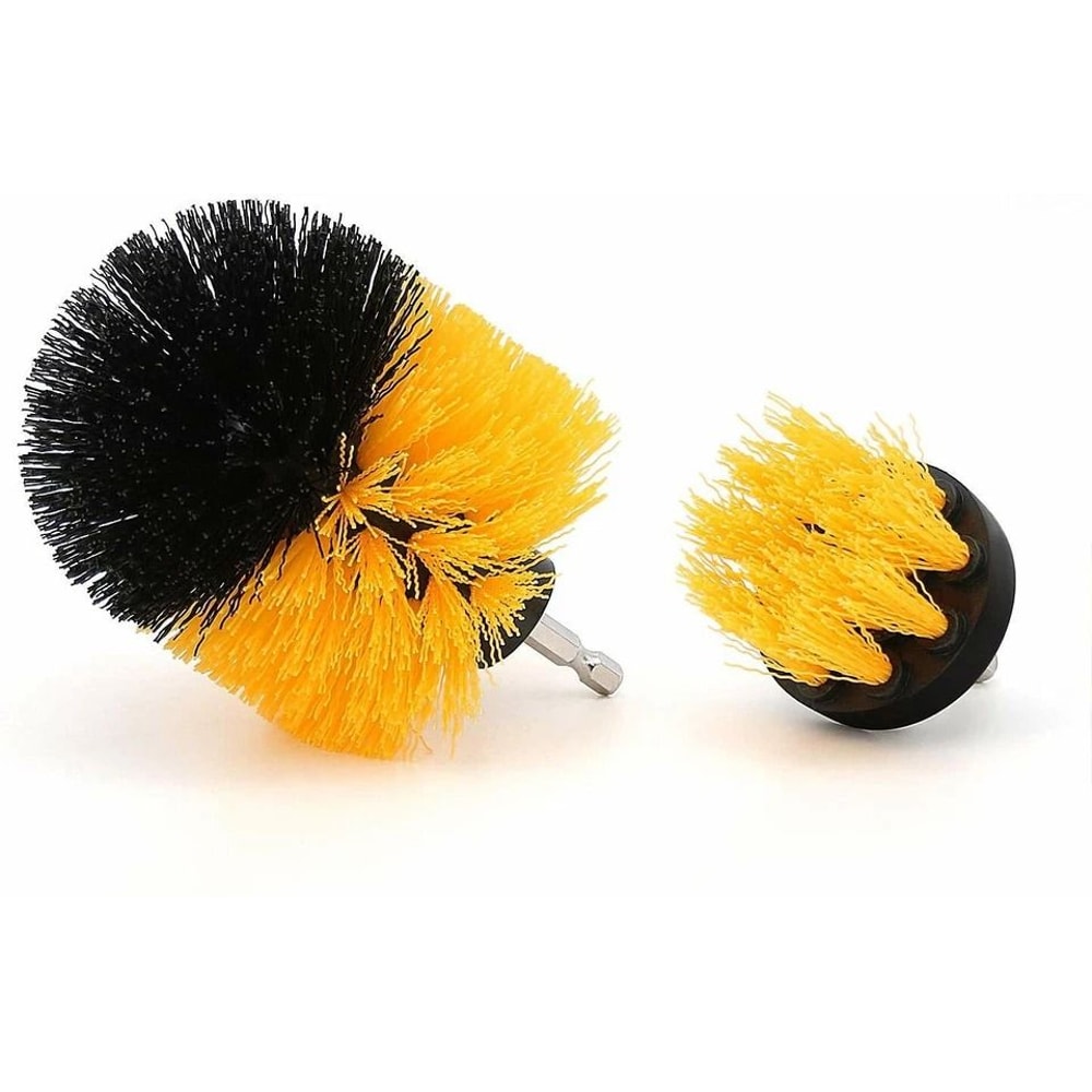 Drill Brush Attachment Set For Carpet Car And Tile Deep Cleaning 4