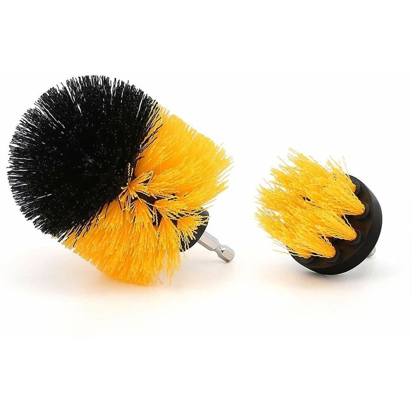 Drill Brush Attachment Set For Carpet Car And Tile Deep Cleaning 4