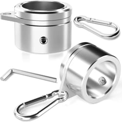 flag pole rings, anti wrap spinning flag pole clips swivels