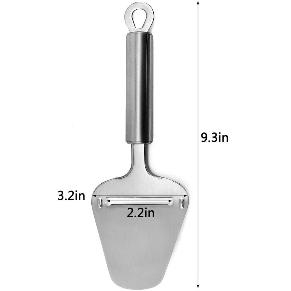 Heavy Duty Stainless Steel Cheese Slicer Plane For Thin Even Slices 4