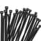 Heavy Duty Cable Ties UV Resistant Black Nylon Zip Ties 100 Lb Strength 1