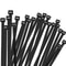 Heavy Duty Cable Ties UV Resistant Black Nylon Zip Ties 100 Lb Strength 1