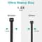 Heavy Duty Cable Ties UV Resistant Black Nylon Zip Ties 100 Lb Strength 2