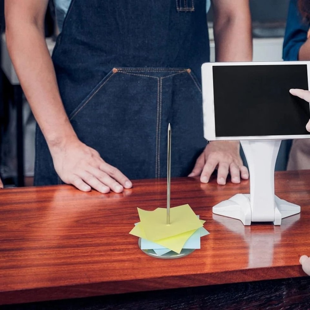 Heavy Duty Stainless Steel Receipt Holder Spike For Restaurants And Counters 0