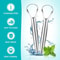 Stainless Steel Tongue Scraper For Adults Reusable Metal Tongue Cleaner 3