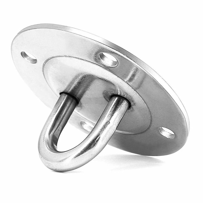 Ceiling Suspension Hook Swings Hand Rings Stainless Steel Hammock Hook 6