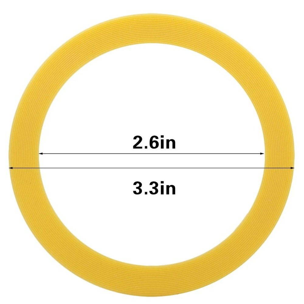 Flush Valve Seal Replacement Kit Leak Proof Toilet Canister Seal 3
