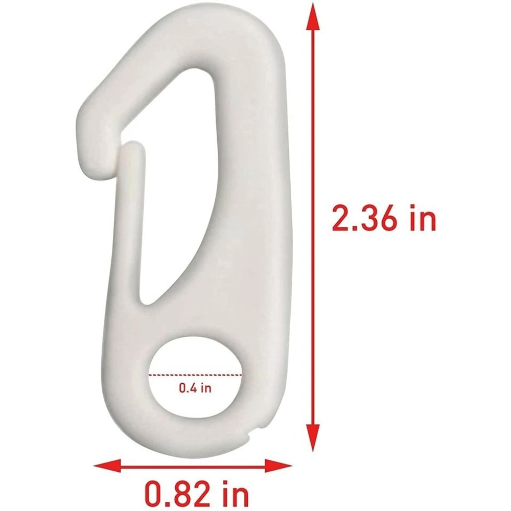 HeavyDuty Flag Pole Clips Nylon Snap Hooks For Secure Flag Attachment Outdoor Flagpole Accessories 1