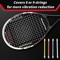 Tennis Racket Dampeners Set Vibration Shock Absorbers For Comfort Control Quiet Play 6