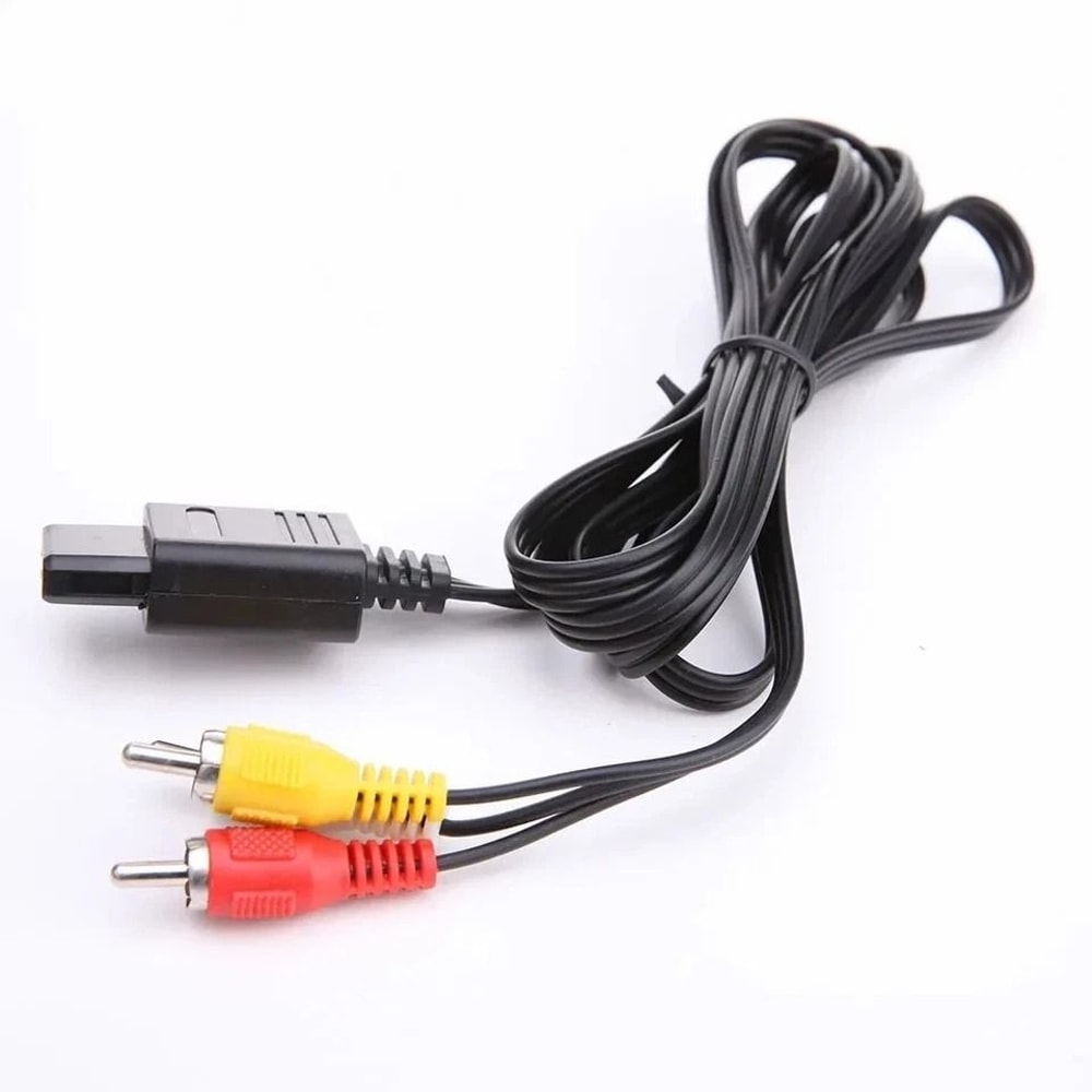 Universal Nintendo AV Cable For GameCube SNES Composite RCA TV Cord 1