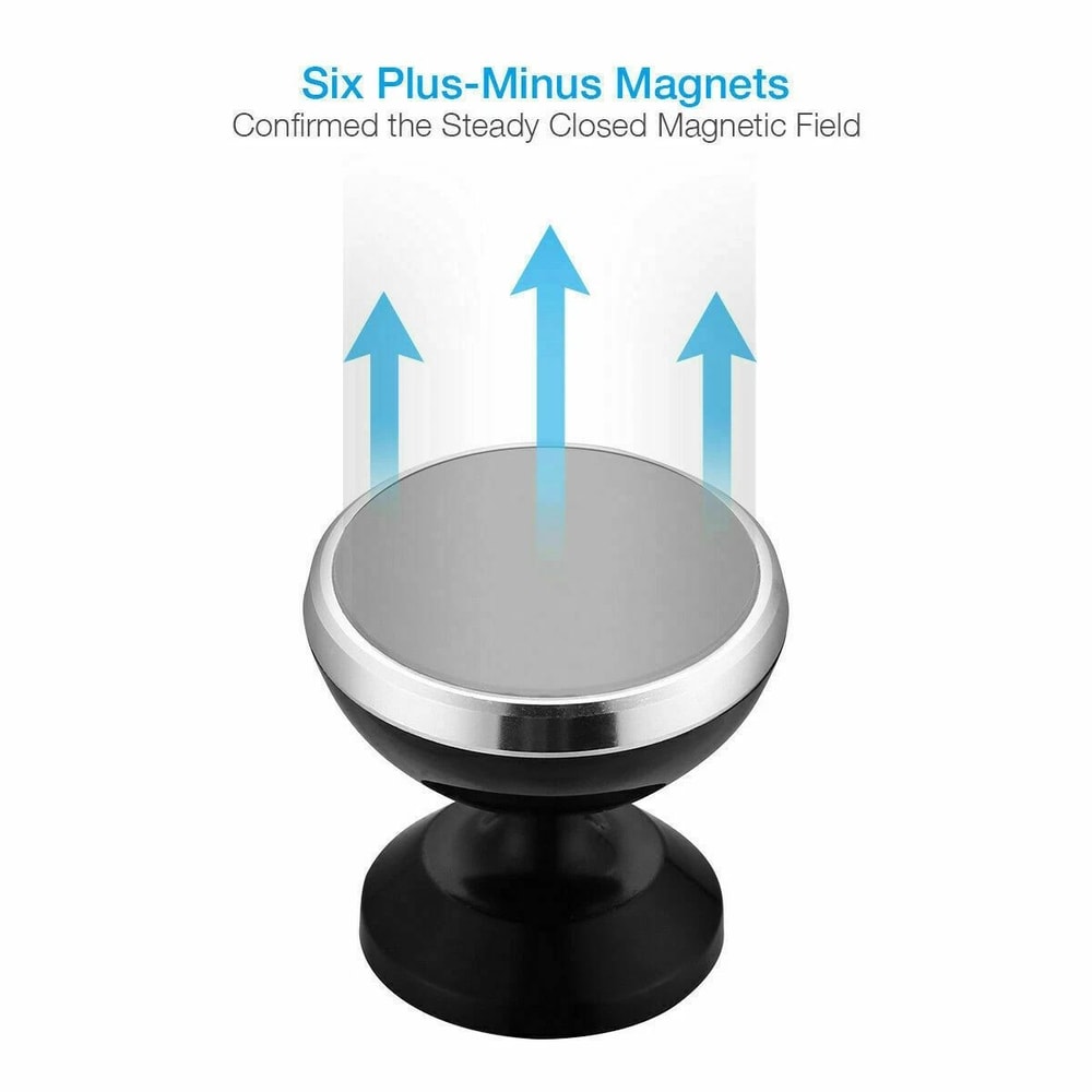 Universal Magnetic Car Mount Phone Holder For Car With Rotation Dashboard And Vent Stand 7