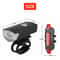 USB Rechargeable Bike Light Set Front And Rear Waterproof LED Bicycle Lights For Night Riding 3