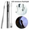 USB Rechargeable Pen Light Stainless Steel LED Pocket Flashlight With Clip 1