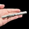 USB Rechargeable Pen Light Stainless Steel LED Pocket Flashlight With Clip 0