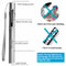 USB Rechargeable Pen Light Stainless Steel LED Pocket Flashlight With Clip 5