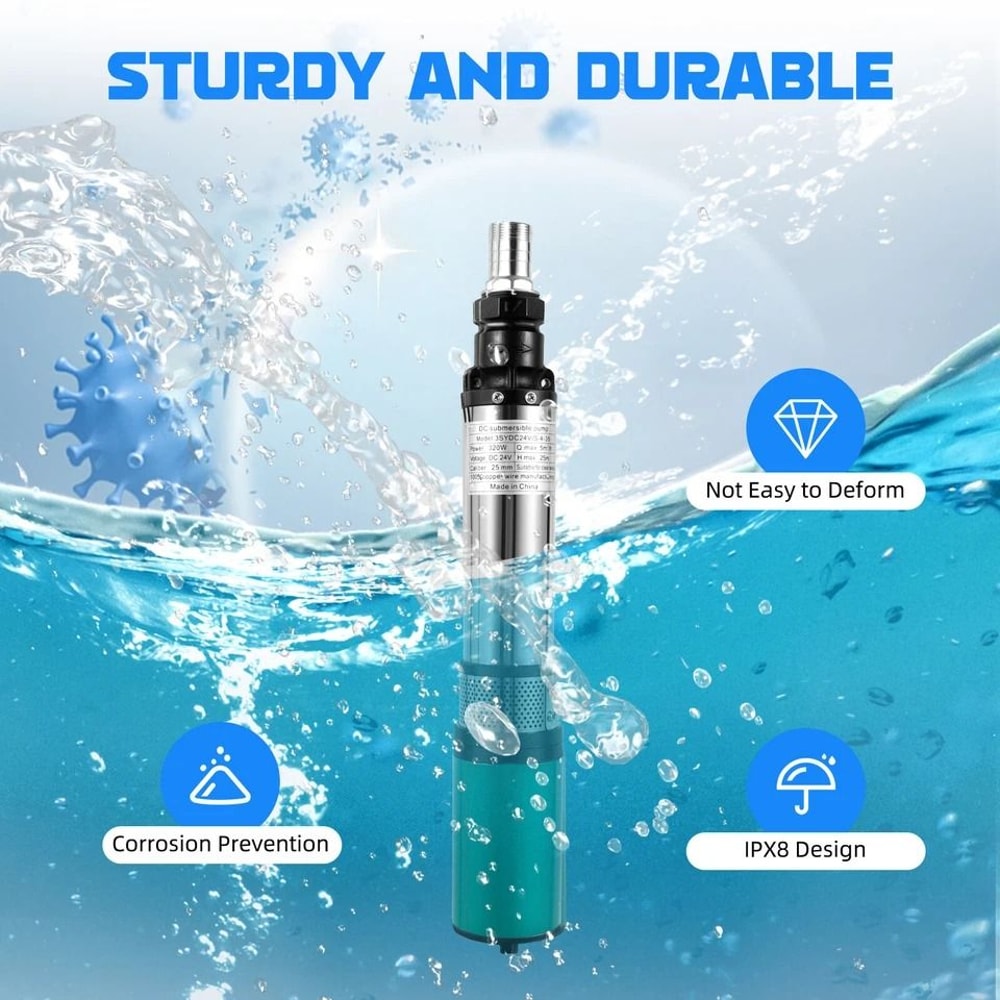 Solar Deep Well Water Pump For Irrigation And Off Grid Water Intake 1