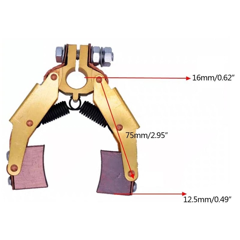 Copper Carbon Brush Holder For Slip Ring And DC Motor 1