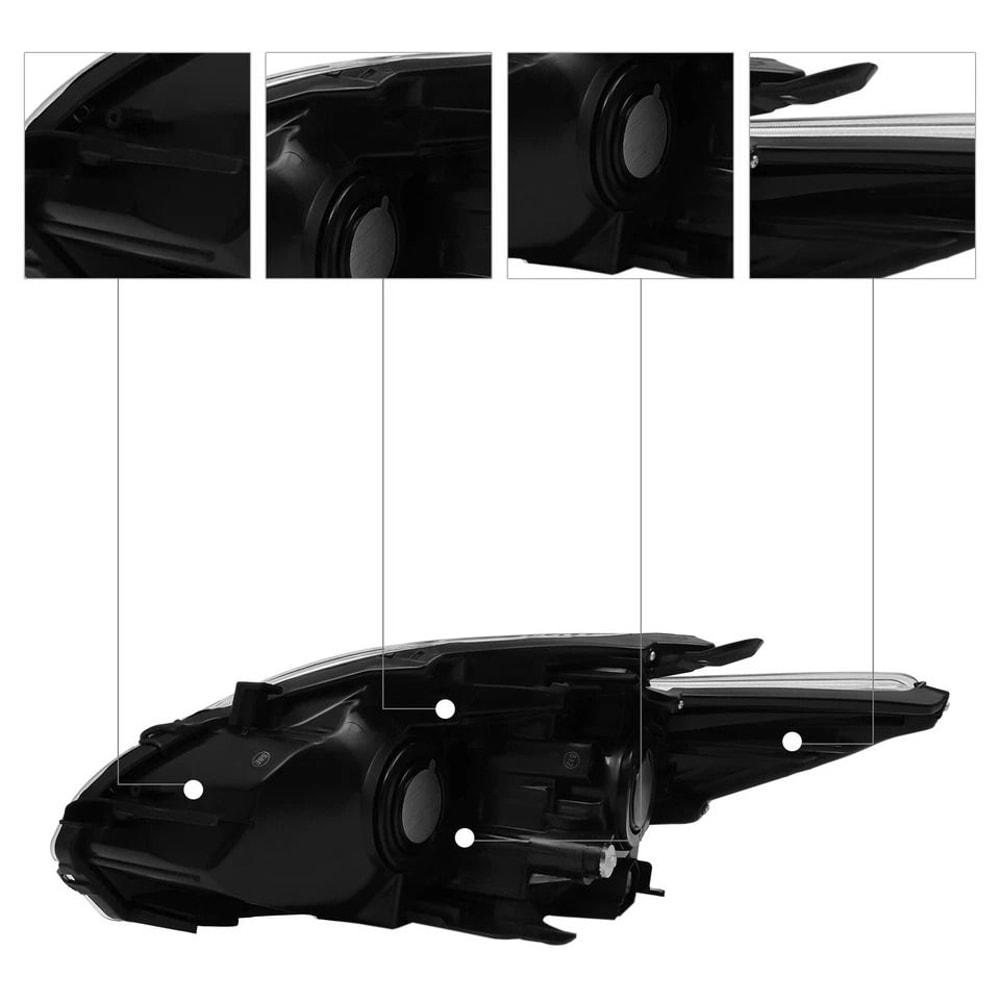 Passenger Side Halogen Headlight Assembly Right Replacement 2