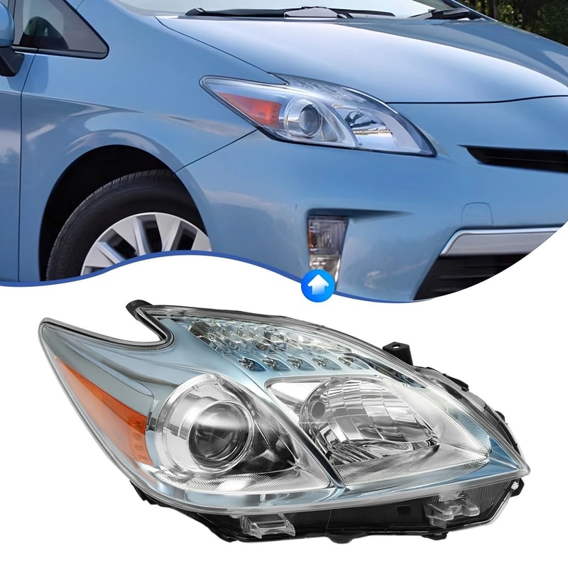 Passenger Side Halogen Headlight Assembly Right Replacement 0
