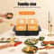Electric Hot Pot With Grill NonStick Korean BBQ Shabu Shabu Cooker 2