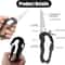 EDC Carabiner Multitool Keychain With Pocket Knife And Bottle Opener 5