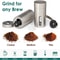 Portable Manual Coffee Grinder With Ceramic Burr Stainless Steel Hand Crank Bean Mill 1