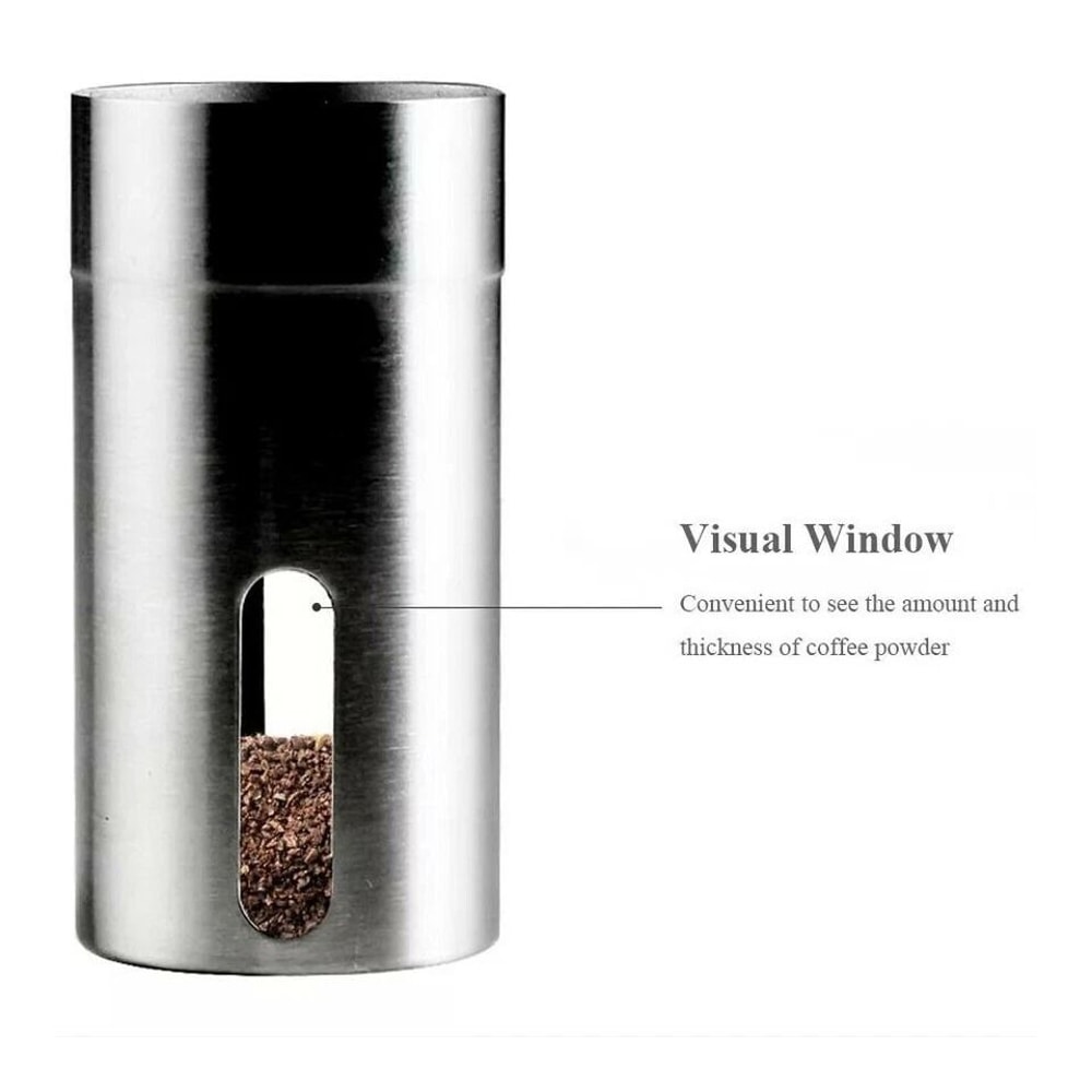 Portable Manual Coffee Grinder With Ceramic Burr Stainless Steel Hand Crank Bean Mill 4
