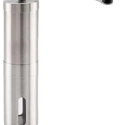 portable manual coffee grinder with ceramic burr stainless steel hand crank bean mill