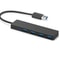 Ultra Slim USB Hub Port Portable Splitter For PC Mac Laptop Desktop 0