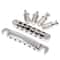 Chrome Tune O Matic Bridge And Stopbar Tailpiece Set For Gibson LP And Epiphone Guitar 0