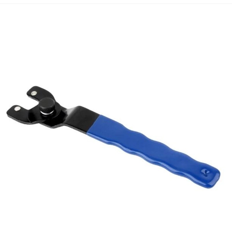 Adjustable Angle Grinder Spanner Wrench Carbon Steel Lock Nut Tool 0